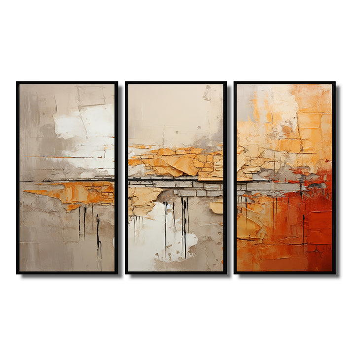 Orange Impressions I - Multi-Panels