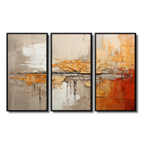Orange Impressions I - Multi-Panels