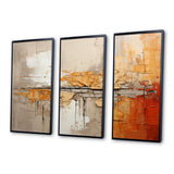 Orange Impressions I - Multi-Panels