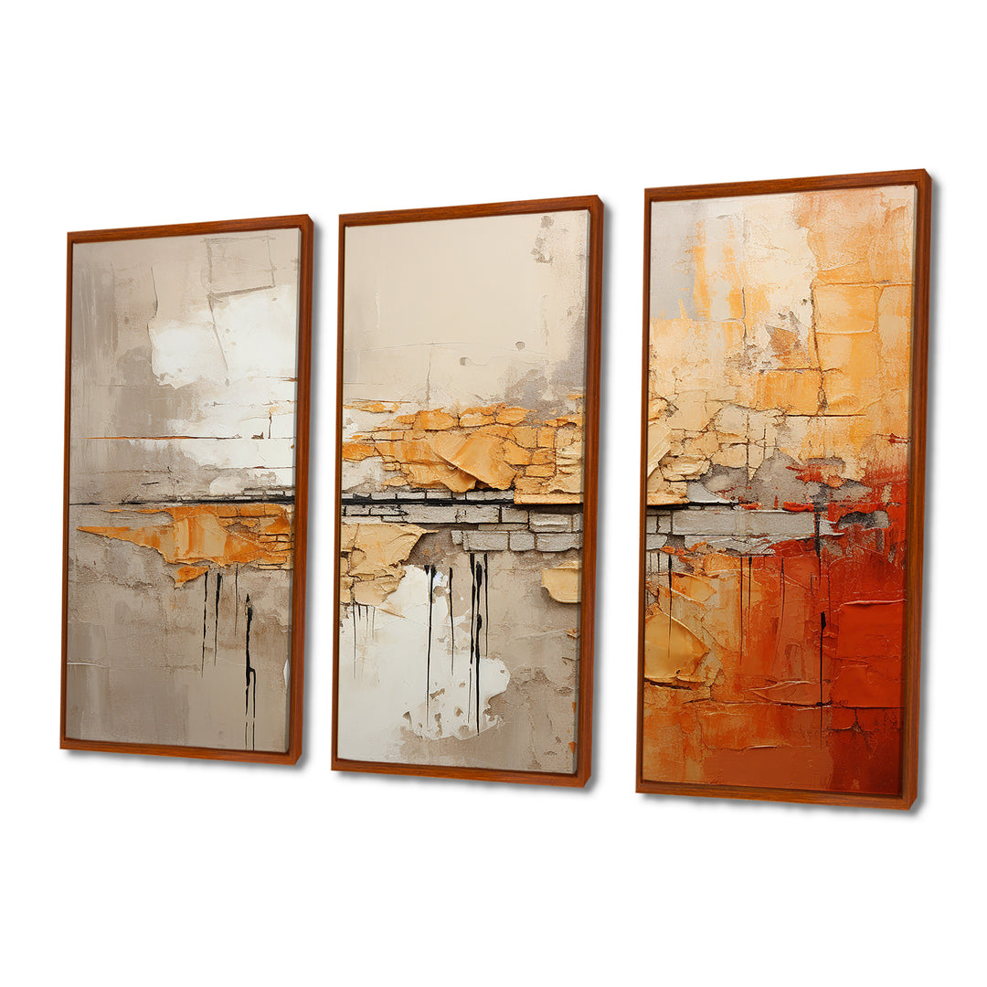 Orange Impressions I - Multi-Panels