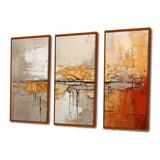 Orange Impressions I - Multi-Panels