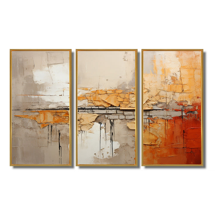 Orange Impressions I - Multi-Panels