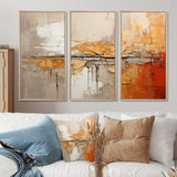 Orange Impressions I - Multi-Panels