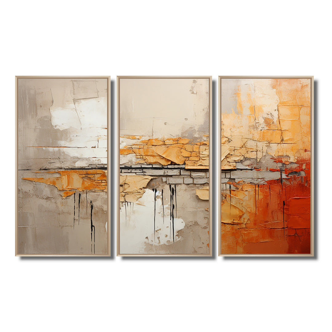 Orange Impressions I - Multi-Panels
