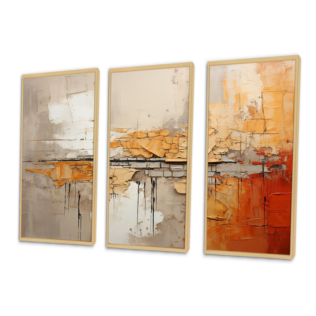 Orange Impressions I - Multi-Panels