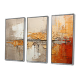 Orange Impressions I - Multi-Panels