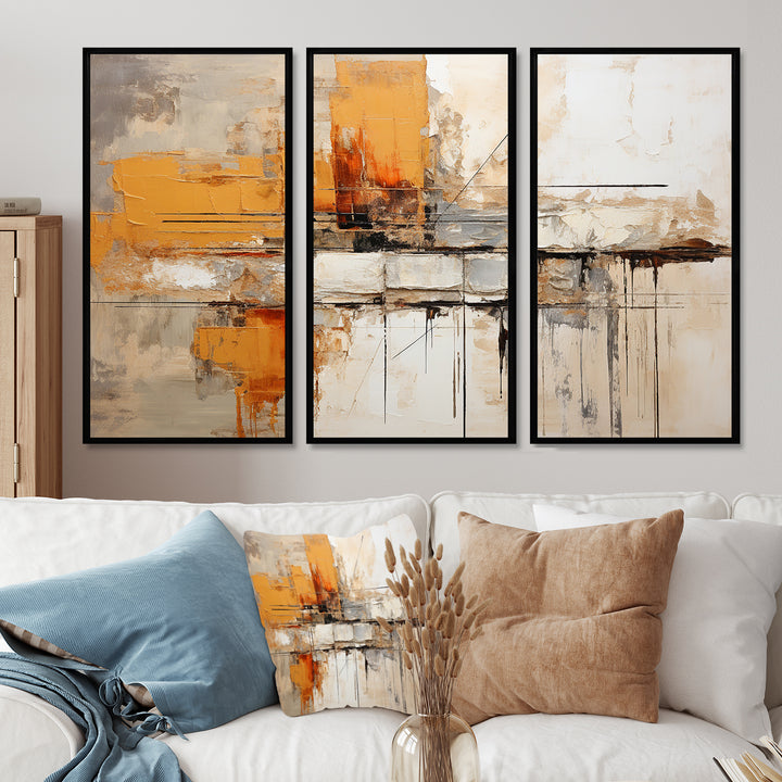 Orange Impressions II - Multi-Panels