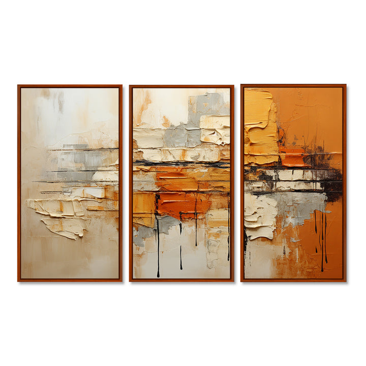 Orange Impressions III - Multi-Panels