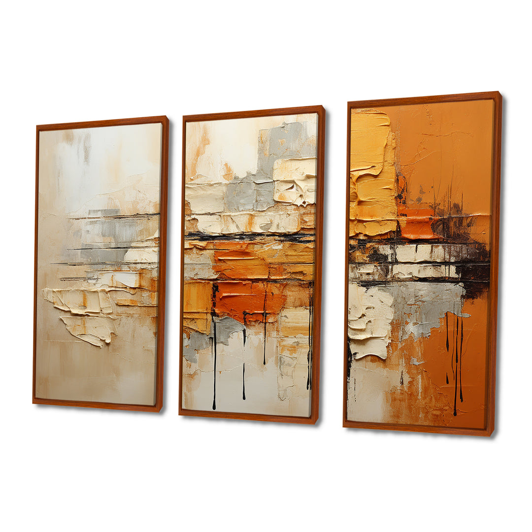 Orange Impressions III - Multi-Panels