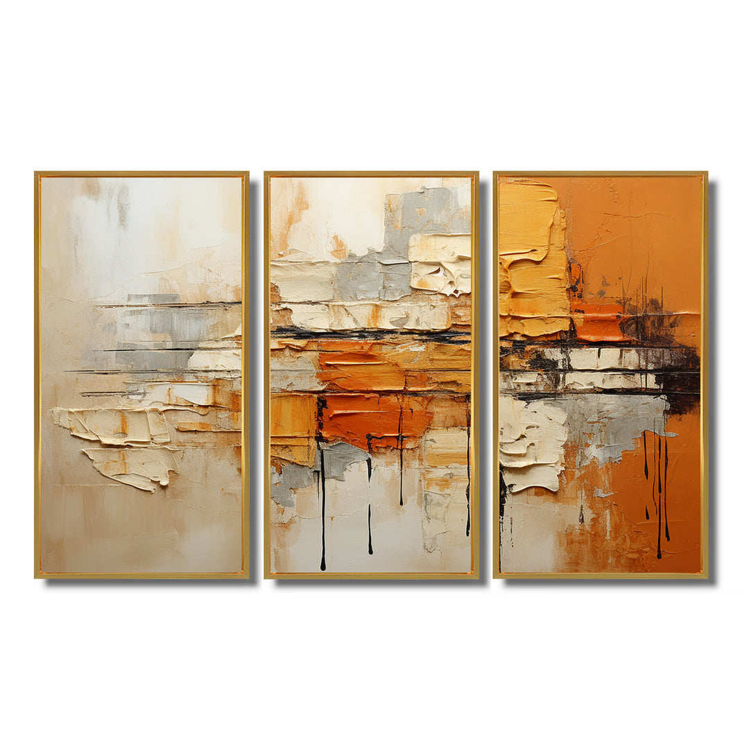 Orange Impressions III - Multi-Panels