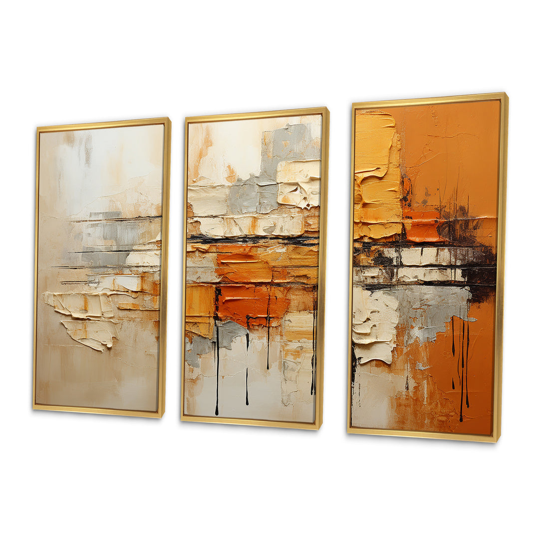 Orange Impressions III - Multi-Panels