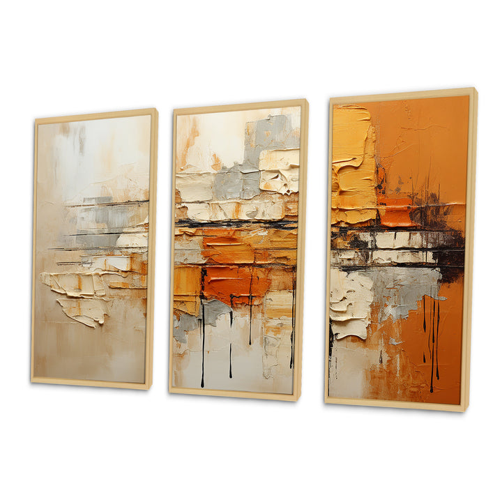 Orange Impressions III - Multi-Panels