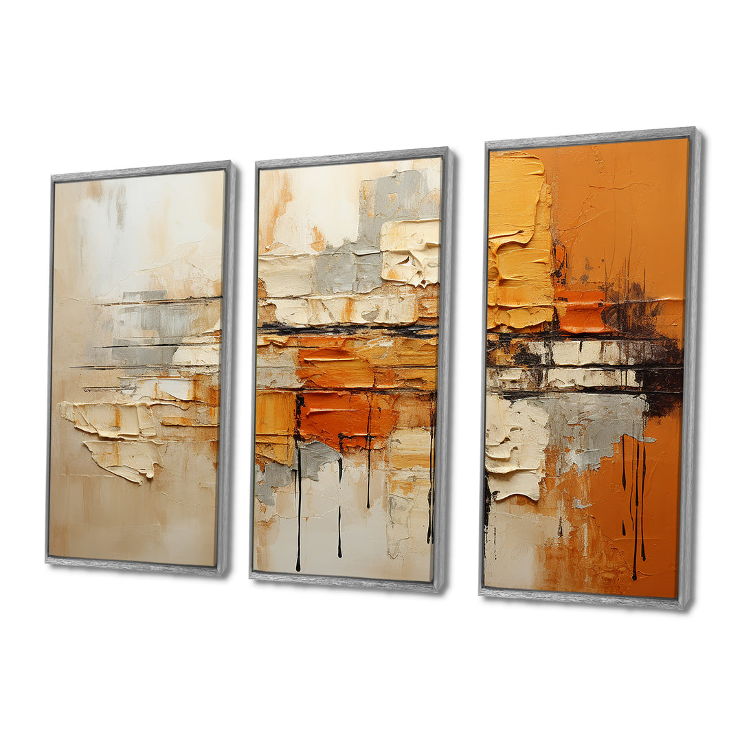 Orange Impressions III - Multi-Panels