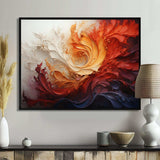 Energetic Spiralscape II - Abstract Canvas Wall Art