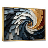 Geometric Spiral III - Abstract Canvas Wall Art