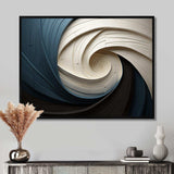 Geometric Spiral I - Abstract Canvas Wall Art