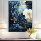 Liquid Ink Spiral II - Abstract Canvas Wall Art