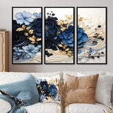 Liquid Ink Spiralscape I - Split Panel Canvas Art