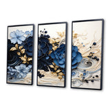 Liquid Ink Spiralscape I - Split Panel Canvas Art
