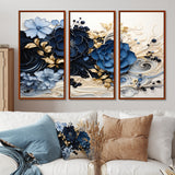 Liquid Ink Spiralscape I - Split Panel Canvas Art