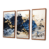 Liquid Ink Spiralscape I - Split Panel Canvas Art