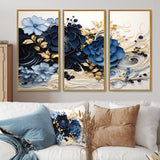 Liquid Ink Spiralscape I - Split Panel Canvas Art