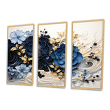 Liquid Ink Spiralscape I - Split Panel Canvas Art