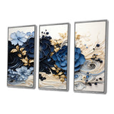 Liquid Ink Spiralscape I - Split Panel Canvas Art