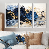 Liquid Ink Spiralscape I - Split Panel Canvas Art