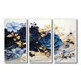 Liquid Ink Spiralscape I - Split Panel Canvas Art