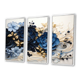 Liquid Ink Spiralscape I - Split Panel Canvas Art