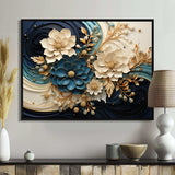 Liquid Ink Spiralscape II - Abstract Canvas Wall Art