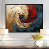 Spiral Symphony - Abstract Canvas Wall Art