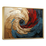 Spiral Symphony - Abstract Canvas Wall Art