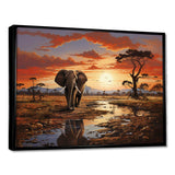 Africa Wildlife African Animals - Landscapes Canvas Wall Art