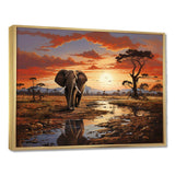 Africa Wildlife African Animals - Landscapes Canvas Wall Art