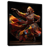 African Tribal Dance V - People Canvas Wall Art