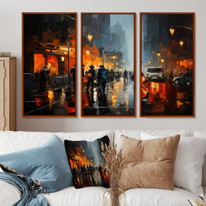 African American Harlem City - Multi-Panels