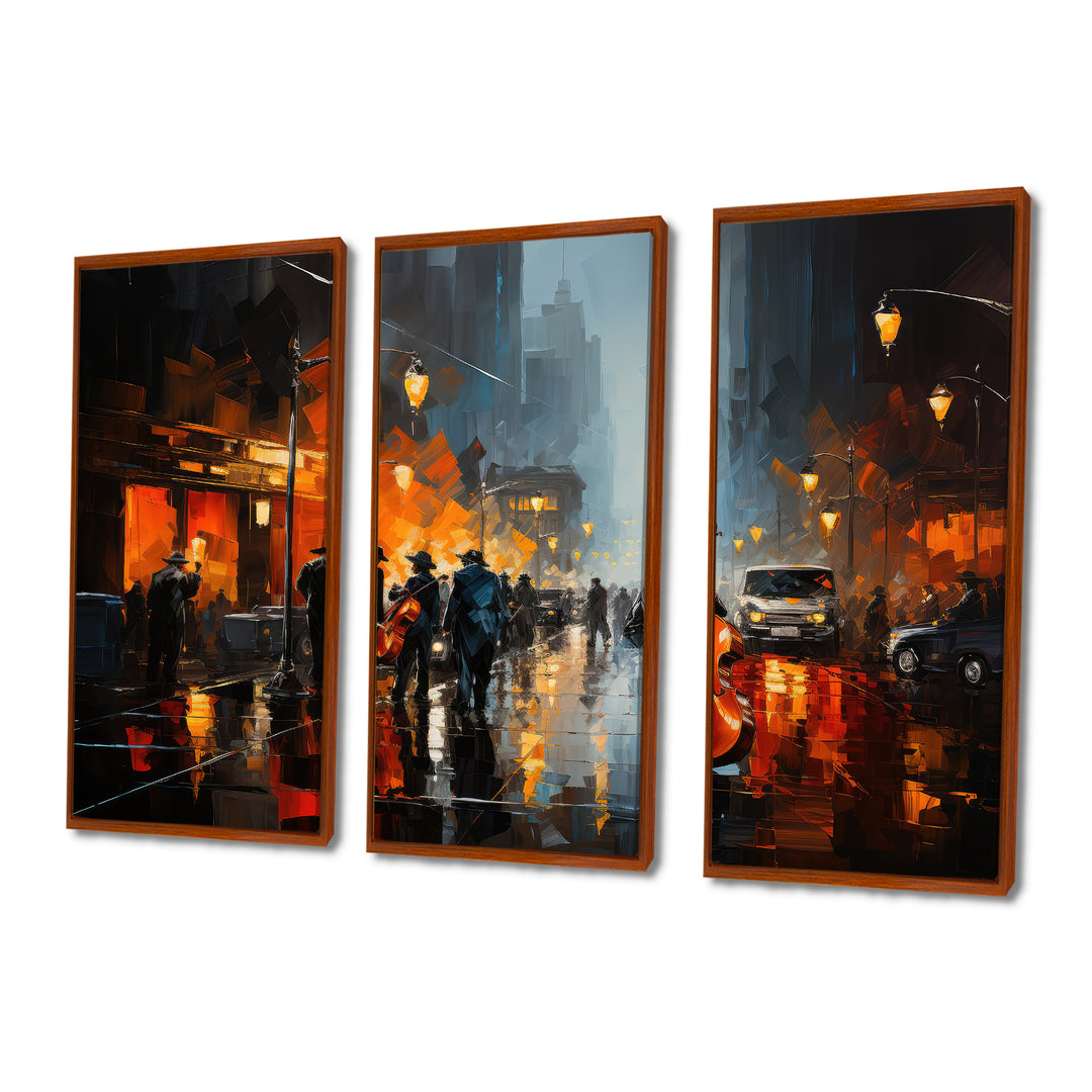 African American Harlem City - Multi-Panels