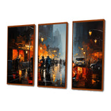 African American Harlem City - Multi-Panels