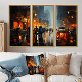 African American Harlem City - Multi-Panels