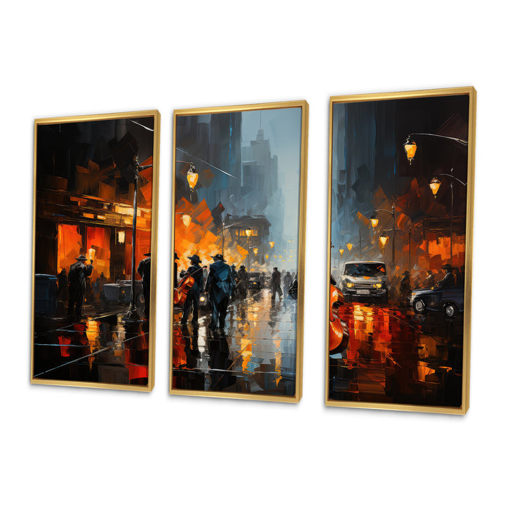 African American Harlem City - Multi-Panels