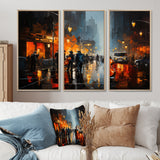African American Harlem City - Multi-Panels