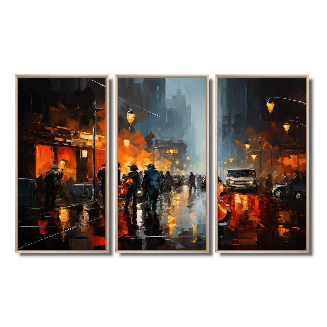 African American Harlem City - Multi-Panels