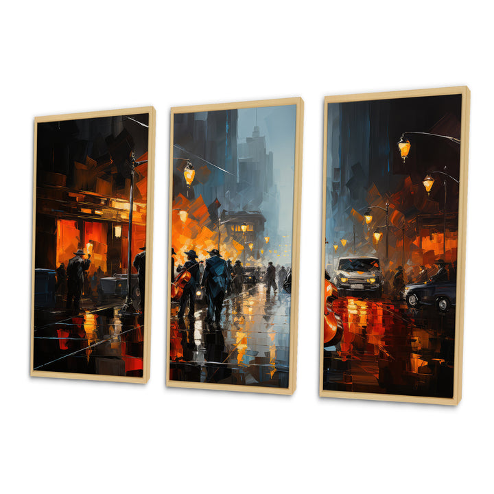African American Harlem City - Multi-Panels