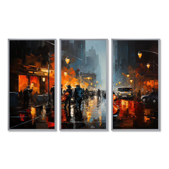 African American Harlem City - Multi-Panels