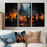 Music In Harlems III - Canvas Wall Art Sets