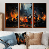 Music In Harlems III - Canvas Wall Art Sets