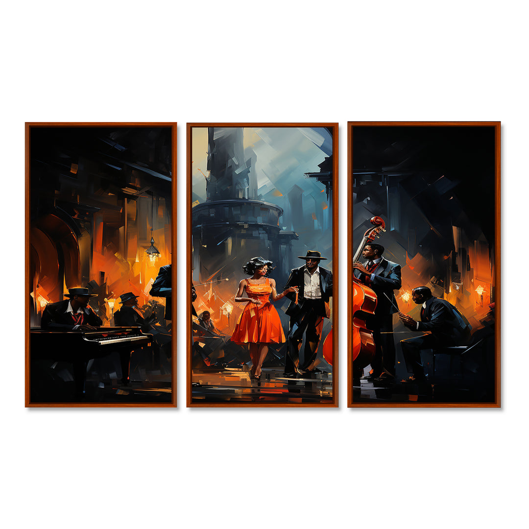 Music In Harlems III - Canvas Wall Art Sets