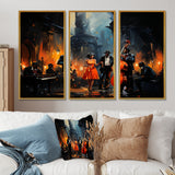 Music In Harlems III - Canvas Wall Art Sets